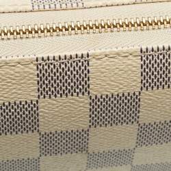 Pre Owned Louis Vuitton Damier Azur Canvas Pochette Accessoires Bag