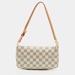 Pre Owned Louis Vuitton Damier Azur Canvas Pochette Accessoires Bag