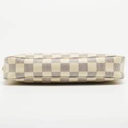 Pre Owned Louis Vuitton Damier Azur Canvas Pochette Accessoires Bag