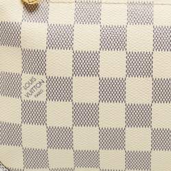 Pre Owned Louis Vuitton Damier Azur Canvas Pochette Accessoires Bag