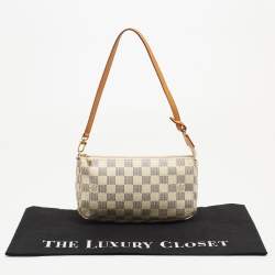 Pre Owned Louis Vuitton Damier Azur Canvas Pochette Accessoires Bag
