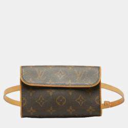 Louis Vuitton Brown Monogram Canvas Pochette Florentine Belt Bag