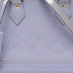Pre Owned Louis Vuitton Lilac Monogram Vernis Alma BB Bag