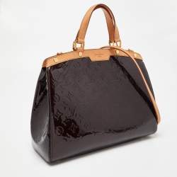 Pre Owned حقيبة لوي فيتون بريا فيرنية مونوغرامي حمراء داكنة GM