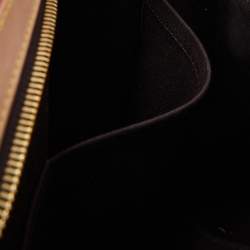 Pre Owned حقيبة لوي فيتون بريا فيرنية مونوغرامي حمراء داكنة GM