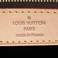 Pre Owned حقيبة لوي فيتون بريا فيرنية مونوغرامي حمراء داكنة GM