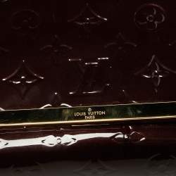 Louis Vuitton Amarante Monogram Vernis Ana Clutch Bag