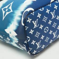 Louis Vuitton Blue Monogram Canvas Escale Neverfull MM Bag