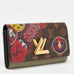 Louis Vuitton Monogram Canvas and Epi Leather Kabuki Twist Wallet