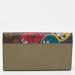 Louis Vuitton Monogram Canvas and Epi Leather Kabuki Twist Wallet