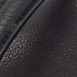Pre Owned Louis Vuitton Black Leather Lockme MM Bag