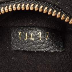 Pre Owned Louis Vuitton Black Leather Freedom Bag