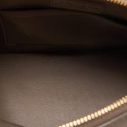 Pre Owned Louis Vuitton Grey Ostrich Alma BB Bag