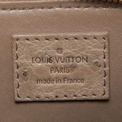 Pre Owned Louis Vuitton Grey Ostrich Alma BB Bag