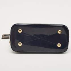 Pre Owned Louis Vuitton Grand Bleu Vernis Lisse Alma BB Bag