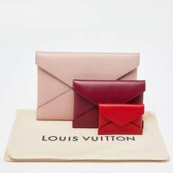 Pre Owned Louis Vuitton Magnolia Epi Leather Kirigami Pochette