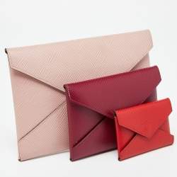 Pre Owned Louis Vuitton Magnolia Epi Leather Kirigami Pochette