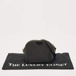Pre Owned Louis Vuitton Black Epi Leather Mini Alma Bag