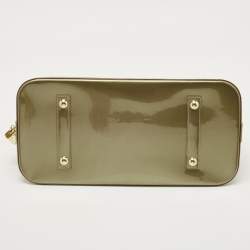 Louis Vuitton Vert Olive Monogram Vernis Leather Alma GM Bag