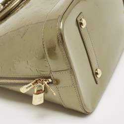 Louis Vuitton Vert Olive Monogram Vernis Leather Alma GM Bag