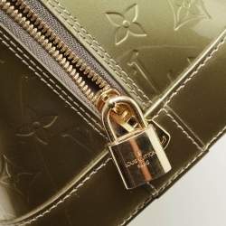 Louis Vuitton Vert Olive Monogram Vernis Leather Alma GM Bag