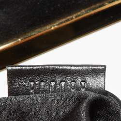 Pre Owned Louis Vuitton Black Monogram Suede and Patent Leather Limited Edition Motard Afterdark Bag