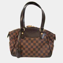Louis Vuitton Blue Vernis Lisse and Brown Monogram Coated Canvas