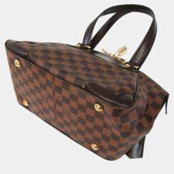 Louis Vuitton Brown Canvas Damier Ebene Small Verona Satchel Bag 