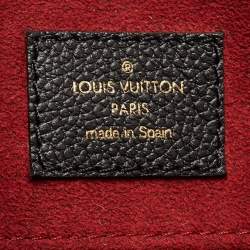 Pre Owned Louis Vuitton Black Monogram Empreinte Leather Grand Palais Bag