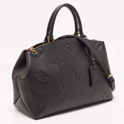 Pre Owned Louis Vuitton Black Monogram Empreinte Leather Grand Palais Bag