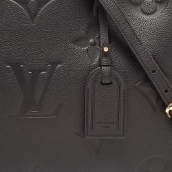 Pre Owned Louis Vuitton Black Monogram Empreinte Leather Grand Palais Bag
