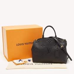 Pre Owned Louis Vuitton Black Monogram Empreinte Leather Grand Palais Bag