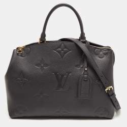 Louis Vuitton Brown Monogram Empreinte Giant Palais Beige Leather