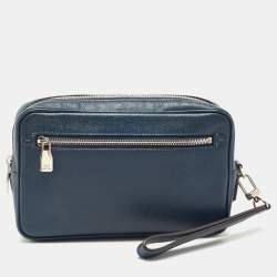 Louis Vuitton Blue Leather Aerogram Takeoff Messenger Bag Louis Vuitton |  The Luxury Closet