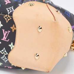 Pre Owned Louis Vuitton Black Monogram Multicolore Canvas Judy GM Bag