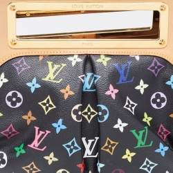 Pre Owned Louis Vuitton Black Monogram Multicolore Canvas Judy GM Bag