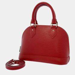 Louis Vuitton Red Alma Monogram Vernis leather wallet - ASL1215 –  LuxuryPromise