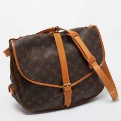 Louis Vuitton Monogram Canvas Saumur 35 Messenger Bag