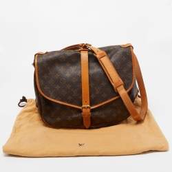 Louis Vuitton Monogram Canvas Saumur 35 Messenger Bag