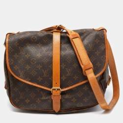 Louis Vuitton Monogram Saumur GM Bag with Shoulder Strap