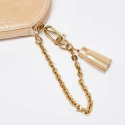 Louis Vuitton Rose Florentine Monogram Vernis Round Coin Purse