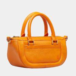 Louis Vuitton Orange Animal skin Epi Danura PM Handbag