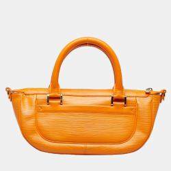 Louis Vuitton Orange Animal skin Epi Danura PM Handbag