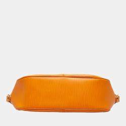 Louis Vuitton Orange Animal skin Epi Danura PM Handbag