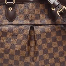 Pre Owned Louis Vuitton Damier Ebene Canvas Trevi PM Bag