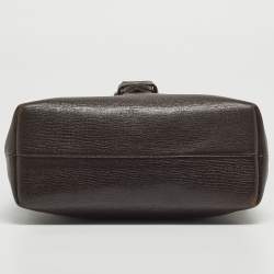 Pre Owned Louis Vuitton Coffee Utah Leather Yuma Small Messenger Bag