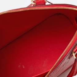 Louis Vuitton Orange Sunset Monogram Vernis Alma PM Bag