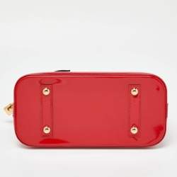 Louis Vuitton Orange Sunset Monogram Vernis Alma PM Bag