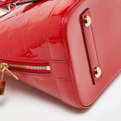 Louis Vuitton Orange Sunset Monogram Vernis Alma PM Bag