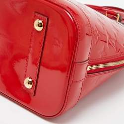 Louis Vuitton Orange Sunset Monogram Vernis Alma PM Bag